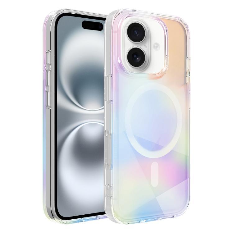 Custodia magnetica per telefono serie Neon Gradient, For iPhone 17 Pro Max, For iPhone 17 Pro, For iPhone 17, For iPhone 16 Pro Max, For iPhone 16 Pro, For iPhone 16