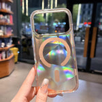 Custodia magnetica per telefono serie Neon Gradient, For iPhone 15 Pro Max, For iPhone 15 Pro, For iPhone 15, For iPhone 14 / 13, For iPhone 14 Pro, For iPhone 14 Pro Max