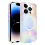 Custodia magnetica per telefono serie Neon Gradient, For iPhone 15 Pro Max, For iPhone 15 Pro, For iPhone 15, For iPhone 14 / 13, For iPhone 14 Pro, For iPhone 14 Pro Max