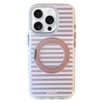 Custodia per telefono magnetica BAFFKKAF Frosted Stripes 360 Holder Airbag Double-Faced IMD, For iPhone 17 Pro Max, For iPhone 17 Pro, For iPhone 17, For iPhone 16 Pro Max, For iPhone 16 Pro, For iPhone 16, For iPhone 15 Pro Max, For iPhone 15 Pro