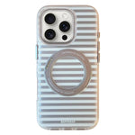 Custodia per telefono magnetica BAFFKKAF Frosted Stripes 360 Holder Airbag Double-Faced IMD, For iPhone 17 Pro Max, For iPhone 17 Pro, For iPhone 17, For iPhone 16 Pro Max, For iPhone 16 Pro, For iPhone 16, For iPhone 15 Pro Max, For iPhone 15 Pro