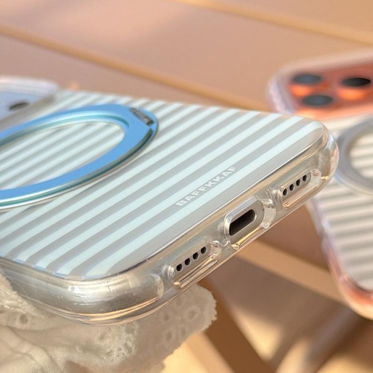 Custodia per telefono magnetica BAFFKKAF Frosted Stripes 360 Holder Airbag Double-Faced IMD, For iPhone 17 Pro Max, For iPhone 17 Pro, For iPhone 17, For iPhone 16 Pro Max, For iPhone 16 Pro, For iPhone 16, For iPhone 15 Pro Max, For iPhone 15 Pro