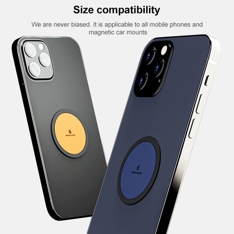 Set 2 supporti magnetici per telefono da auto in silicone