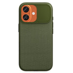 Custodia magnetica per telefono in PC con texture in tessuto tecnico e pulsante fotocamera AI, For iPhone 17 Pro Max, For iPhone 17 Pro, For iPhone 17, For iPhone Air