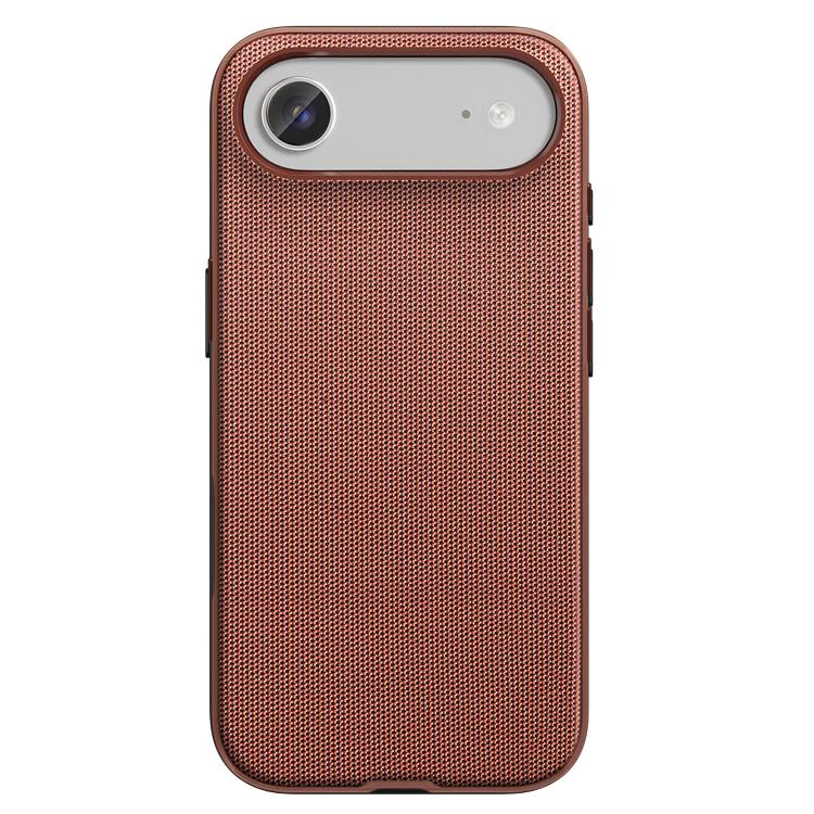 Custodia magnetica per telefono in PC con texture in tessuto tecnico e pulsante fotocamera AI, For iPhone 17 Pro Max, For iPhone 17 Pro, For iPhone 17, For iPhone Air