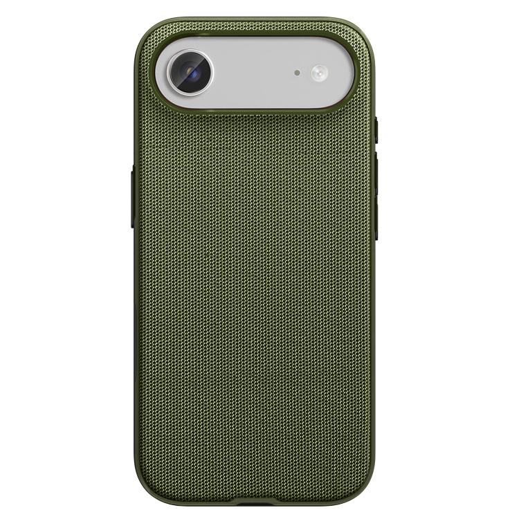 Custodia magnetica per telefono in PC con texture in tessuto tecnico e pulsante fotocamera AI, For iPhone 17 Pro Max, For iPhone 17 Pro, For iPhone 17, For iPhone Air