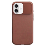 Custodia magnetica per telefono in PC con texture in tessuto tecnico e pulsante fotocamera AI, For iPhone 16 Pro Max, For iPhone 16 Pro, For iPhone 16, For iPhone 15 Pro Max