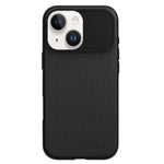 Custodia magnetica per telefono in PC con texture in tessuto tecnico e pulsante fotocamera AI, For iPhone 15 Pro, For iPhone 15, For iPhone 14, For iPhone 14 Pro