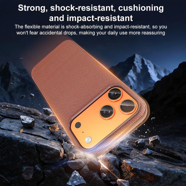 Custodia magnetica per telefono in PC con texture in tessuto tecnico e pulsante fotocamera AI, For iPhone 16 Pro Max, For iPhone 16 Pro, For iPhone 16, For iPhone 15 Pro Max