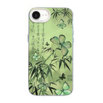Custodia per telefono ibrida in PC e TPU con motivo a farfalla e placcatura in argento., For iPhone 17e / 16e, For iPhone 17 Pro Max, For iPhone 17 Pro