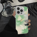 Custodia per telefono ibrida in PC e TPU con motivo a farfalla e placcatura in argento., For iPhone 17e / 16e, For iPhone 17 Pro Max, For iPhone 17 Pro