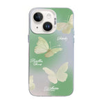 Custodia per telefono ibrida in PC e TPU con motivo a farfalla e placcatura in argento., For iPhone 13 mini, For iPhone 12 Pro Max, For iPhone 12 Pro