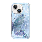Custodia per telefono ibrida in PC e TPU con motivo a farfalla e placcatura in argento., For iPhone 13 mini, For iPhone 12 Pro Max, For iPhone 12 Pro