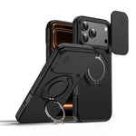 Custodia per telefono con schermo scorrevole, supporto magnetico girevole e protezione per la fotocamera., For iPhone 18 Pro / 17 Pro, For iPhone 18 Pro Max / 17 Pro Max, For iPhone 17