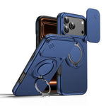 Custodia per telefono con schermo scorrevole, supporto magnetico girevole e protezione per la fotocamera., For iPhone 18 Pro / 17 Pro, For iPhone 18 Pro Max / 17 Pro Max, For iPhone 17
