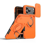 Custodia per telefono con schermo scorrevole, supporto magnetico girevole e protezione per la fotocamera., For iPhone 18 Pro / 17 Pro, For iPhone 18 Pro Max / 17 Pro Max, For iPhone 17