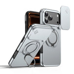 Custodia per telefono con schermo scorrevole, supporto magnetico girevole e protezione per la fotocamera., For iPhone 18 Pro / 17 Pro, For iPhone 18 Pro Max / 17 Pro Max, For iPhone 17