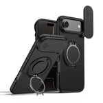 Custodia per telefono con schermo scorrevole, supporto magnetico girevole e protezione per la fotocamera., For iPhone Air, For iPhone 16 Pro Max, For iPhone 16 Pro