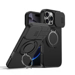 Custodia per telefono con schermo scorrevole, supporto magnetico girevole e protezione per la fotocamera., For iPhone Air, For iPhone 16 Pro Max, For iPhone 16 Pro