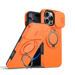 Custodia per telefono con schermo scorrevole, supporto magnetico girevole e protezione per la fotocamera., For iPhone Air, For iPhone 16 Pro Max, For iPhone 16 Pro