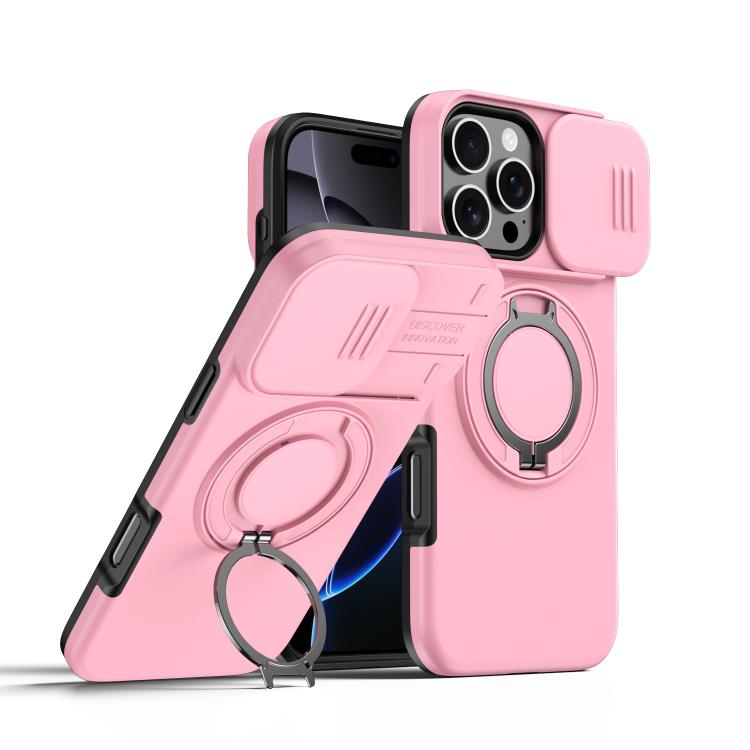 Custodia per telefono con schermo scorrevole, supporto magnetico girevole e protezione per la fotocamera., For iPhone Air, For iPhone 16 Pro Max, For iPhone 16 Pro