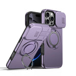 Custodia per telefono con schermo scorrevole, supporto magnetico girevole e protezione per la fotocamera., For iPhone Air, For iPhone 16 Pro Max, For iPhone 16 Pro