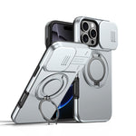 Custodia per telefono con schermo scorrevole, supporto magnetico girevole e protezione per la fotocamera., For iPhone Air, For iPhone 16 Pro Max, For iPhone 16 Pro