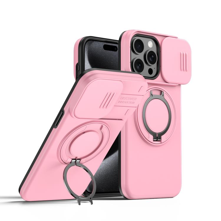 Custodia per telefono con schermo scorrevole, supporto magnetico girevole e protezione per la fotocamera., For iPhone 13 Pro Max / 12 Pro Max, For iPhone 13 Pro, For iPhone 12 / 12 Pro
