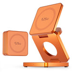 Caricabatterie wireless rapido magnetico pieghevole 3 in 1 IW31 da 25 W