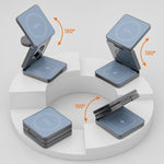 Caricabatterie wireless rapido magnetico pieghevole 3 in 1 IW31 da 25 W