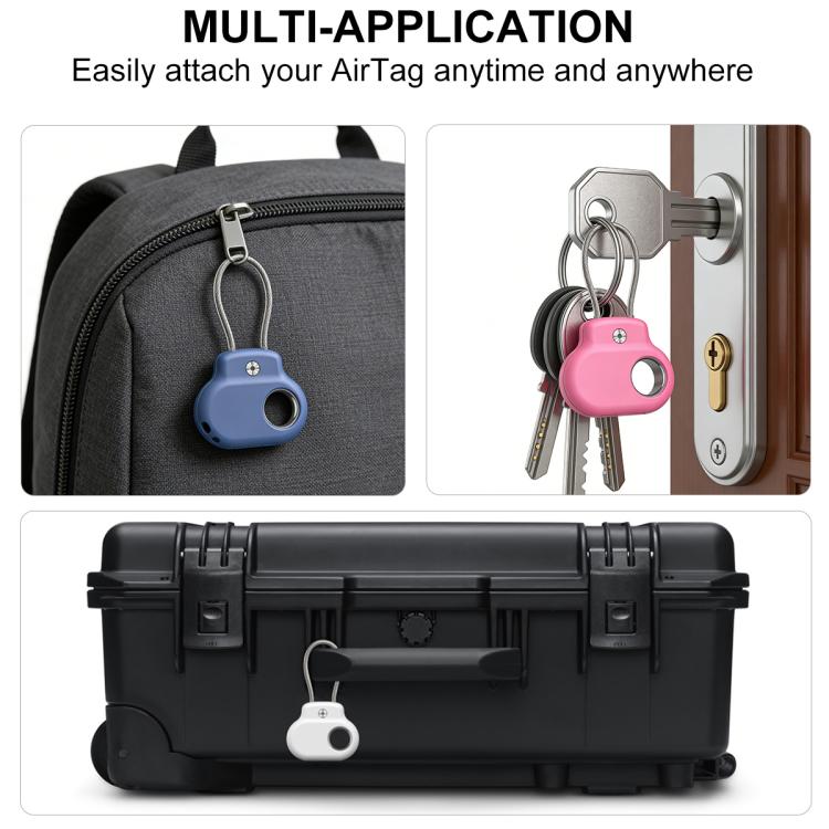 Custodia protettiva antifurto XDcase in ABS con cinturino in acciaio, For Samsung Galaxy SmartTag2