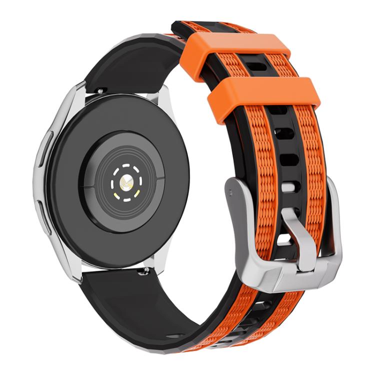 Cinturino per orologio xDfind in silicone bicolore, 20mm, 22mm