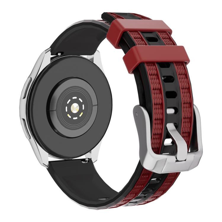 Cinturino per orologio xDfind in silicone bicolore, 20mm, 22mm