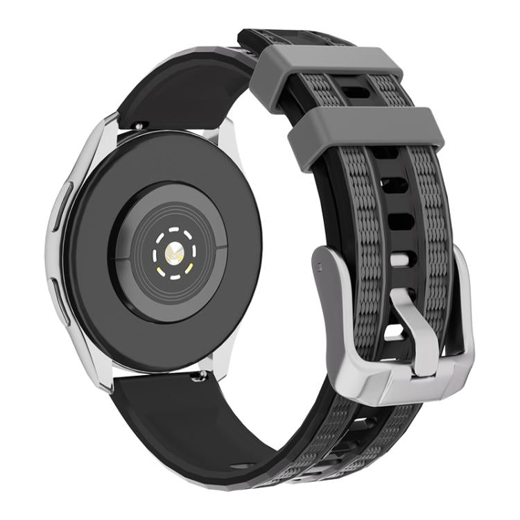 Cinturino per orologio xDfind in silicone bicolore, 20mm, 22mm