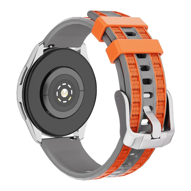 Cinturino per orologio xDfind in silicone bicolore, 20mm, 22mm
