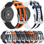 Cinturino per orologio xDfind in silicone bicolore, 20mm, 22mm