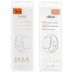 Cinturino per orologio xDfind in silicone bicolore, 20mm, 22mm