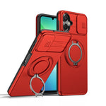 Custodia per telefono con schermo scorrevole, supporto magnetico girevole e protezione per la fotocamera., For Galaxy A27 5G, For Galaxy A06 / A07 4G, For Galaxy A56 5G