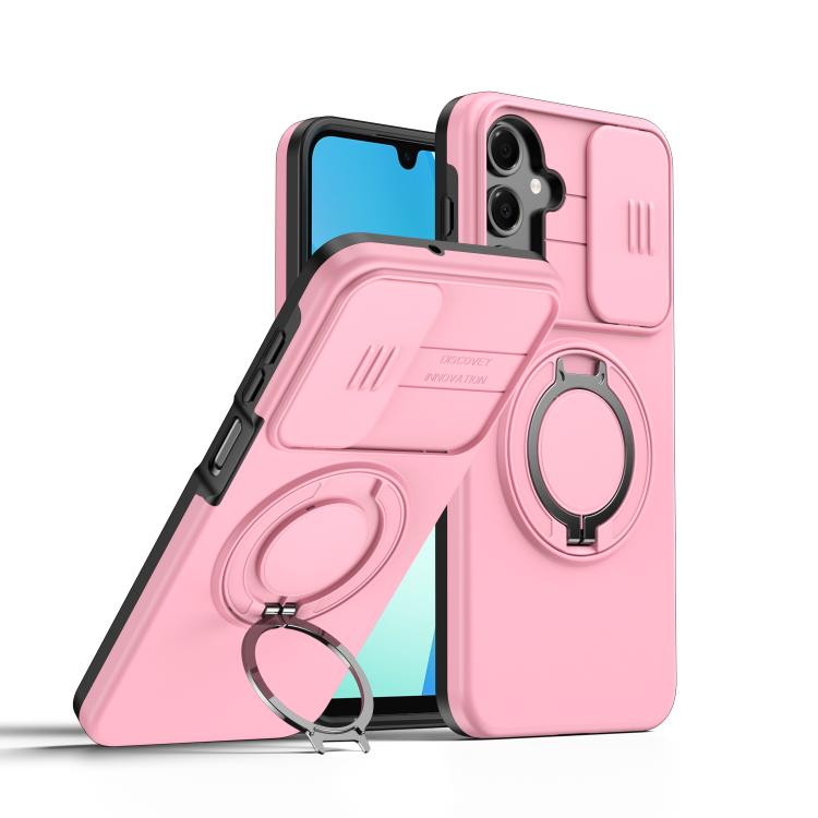 Custodia per telefono con schermo scorrevole, supporto magnetico girevole e protezione per la fotocamera., For Galaxy A16 / A17 / A26, For Galaxy A57 5G, For Galaxy A37 5G / A36 5G