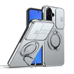 Custodia per telefono con schermo scorrevole, supporto magnetico girevole e protezione per la fotocamera., For Galaxy A16 / A17 / A26, For Galaxy A57 5G, For Galaxy A37 5G / A36 5G