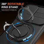 Custodia per telefono con schermo scorrevole, supporto magnetico girevole e protezione per la fotocamera., For Galaxy A27 5G, For Galaxy A06 / A07 4G, For Galaxy A56 5G