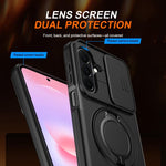 Custodia per telefono con schermo scorrevole, supporto magnetico girevole e protezione per la fotocamera., For Galaxy A27 5G, For Galaxy A06 / A07 4G, For Galaxy A56 5G