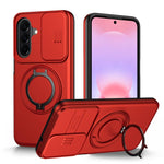 Custodia per telefono con schermo scorrevole, supporto magnetico girevole e protezione per la fotocamera., For Galaxy A27 5G, For Galaxy A06 / A07 4G, For Galaxy A56 5G