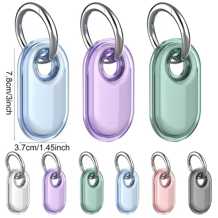 Custodia protettiva XDcase impermeabile in TPU a copertura totale con portachiavi, 1PC (Transparent), 1PC (Transparent Green), 1PC (Transparent Blue), 1PC (Transparent Black), 1PC (Transparent Red), 1PC (Transparent Purple)