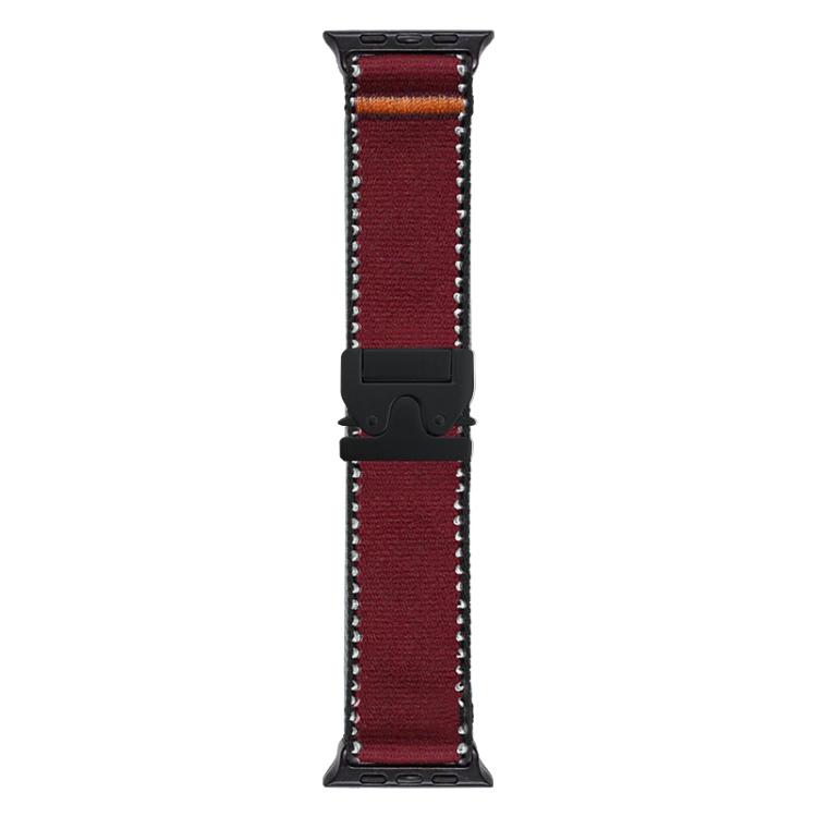 Cinturino per orologio xDfind in nylon con fibbia a paracadute Wild Path., For Apple Watch 42 / 44 / 45 / 46 / 49mm, For Apple Watch 38 / 40 / 41 / S11 42mm