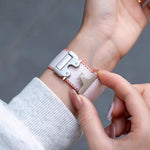Cinturino per orologio xDfind in nylon con fibbia a paracadute Wild Path., For Apple Watch 42 / 44 / 45 / 46 / 49mm, For Apple Watch 38 / 40 / 41 / S11 42mm
