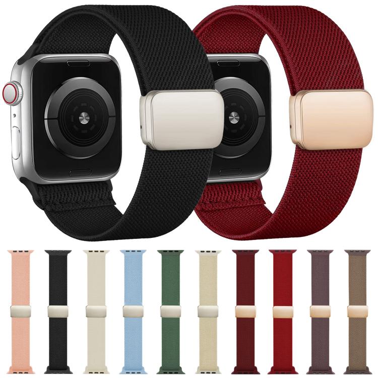 Cinturino per orologio xDfind con fibbia magnetica e trama in twill di nylon., For Apple Watch 42 / 44 / 45 / 46 / 49mm, For Apple Watch 38 / 40 / 41 / S11 42mm
