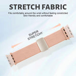 Cinturino per orologio xDfind con fibbia magnetica e trama in twill di nylon., For Apple Watch 42 / 44 / 45 / 46 / 49mm, For Apple Watch 38 / 40 / 41 / S11 42mm