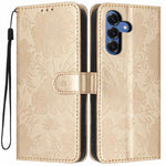 Custodia per telefono in ecopelle con stampa girasole in rilievo e cordino nero sottile., For Samsung Galaxy S25 FE 5G, For Samsung Galaxy S25 Edge 5G, For Samsung Galaxy S25 5G, For Samsung Galaxy S25+ 5G