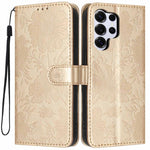 Custodia per telefono in ecopelle con stampa girasole in rilievo e cordino nero sottile., For Samsung Galaxy S26+ 5G, For Samsung Galaxy S26 Edge 5G, For Samsung Galaxy S26 Ultra 5G, For Samsung Galaxy S26 5G